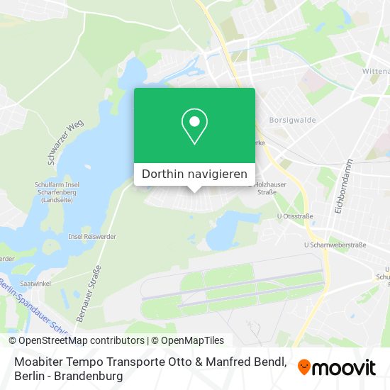 Moabiter Tempo Transporte Otto & Manfred Bendl Karte