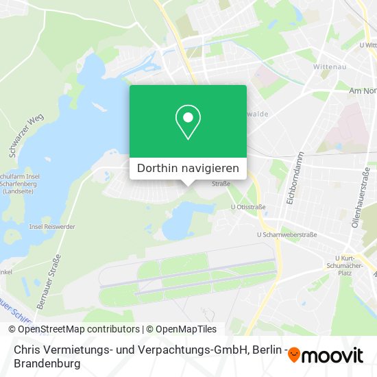 Chris Vermietungs- und Verpachtungs-GmbH Karte