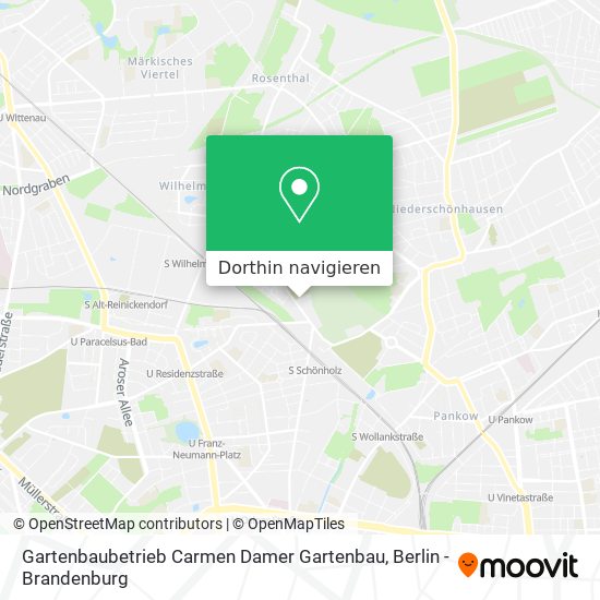 Gartenbaubetrieb Carmen Damer Gartenbau Karte