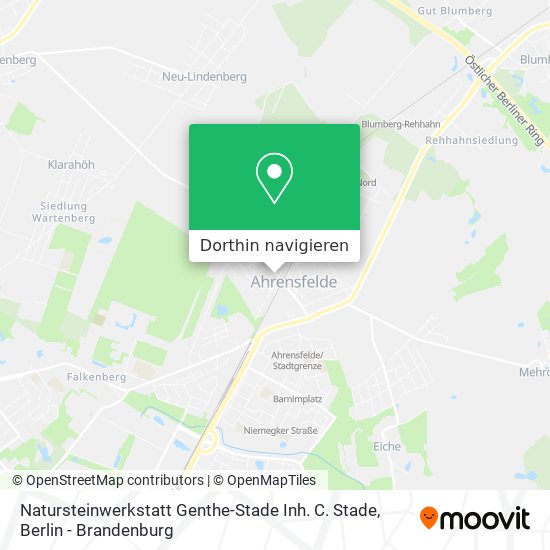 Natursteinwerkstatt Genthe-Stade Inh. C. Stade Karte