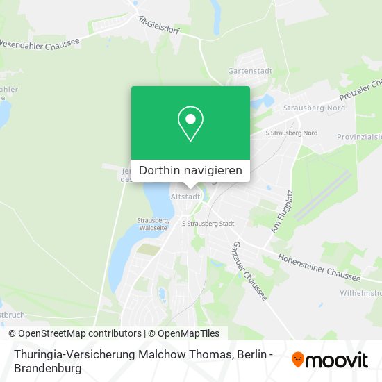 Thuringia-Versicherung Malchow Thomas Karte