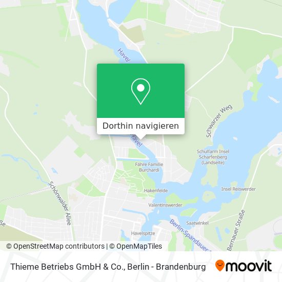 Thieme Betriebs GmbH & Co. Karte