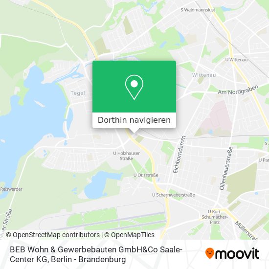 BEB Wohn & Gewerbebauten GmbH&Co Saale-Center KG Karte