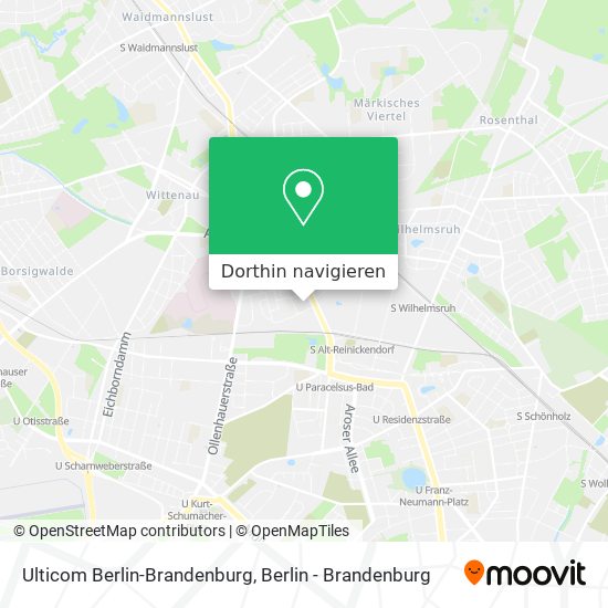Ulticom Berlin-Brandenburg Karte
