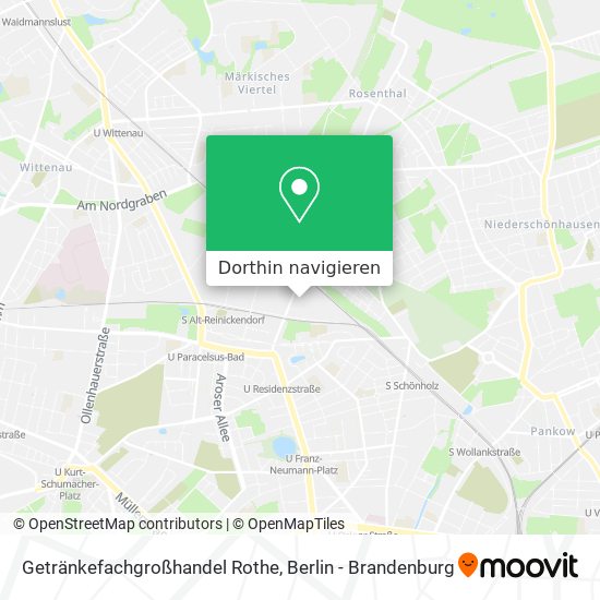 Getränkefachgroßhandel Rothe Karte