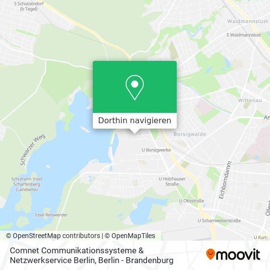 Comnet Communikationssysteme & Netzwerkservice Berlin Karte
