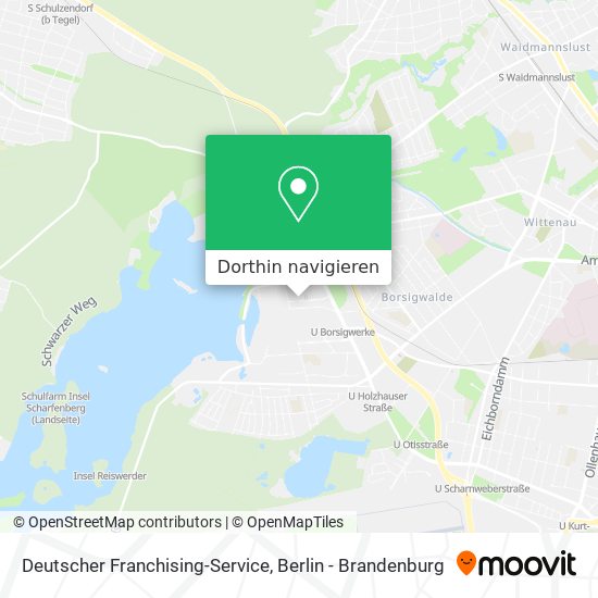 Deutscher Franchising-Service Karte