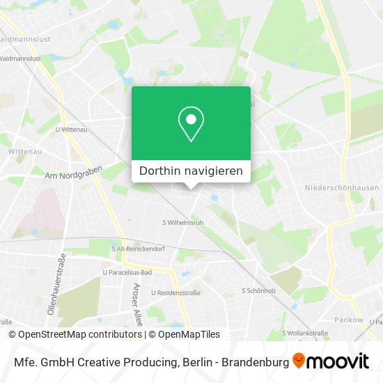 Mfe. GmbH Creative Producing Karte