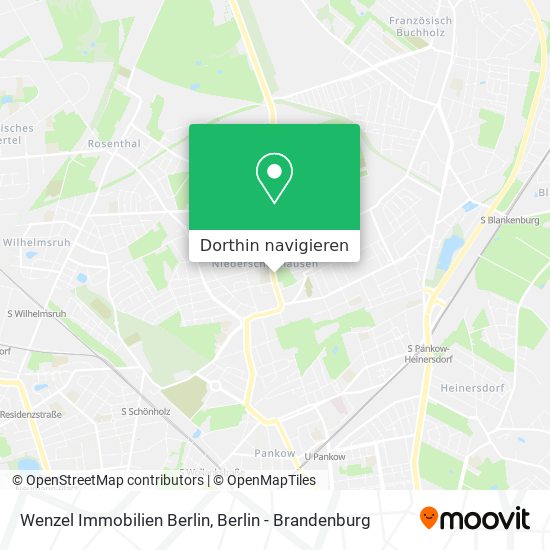 Wenzel Immobilien Berlin Karte