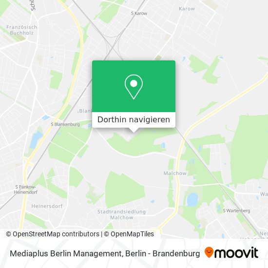 Mediaplus Berlin Management Karte