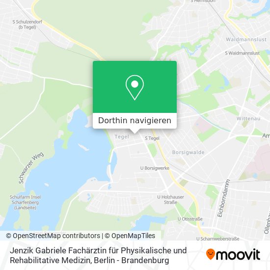 Jenzik Gabriele Fachärztin für Physikalische und Rehabilitative Medizin Karte