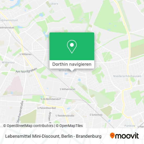 Lebensmittel Mini-Discount Karte