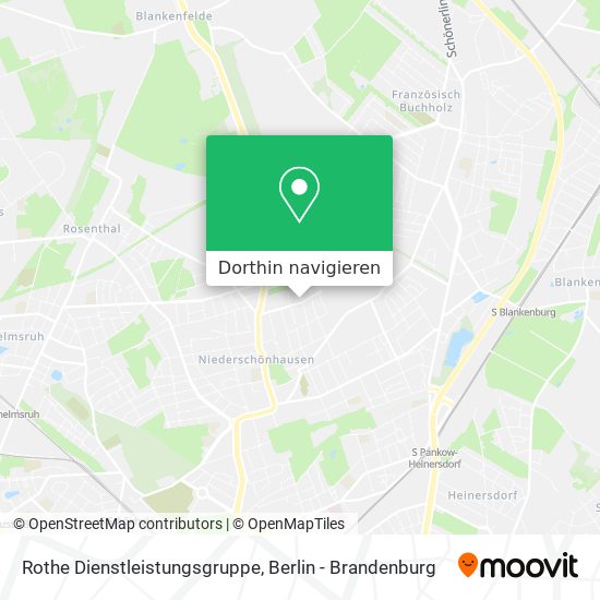 Rothe Dienstleistungsgruppe Karte