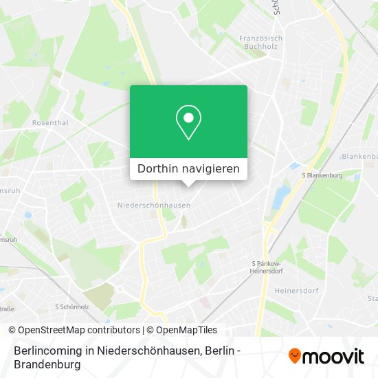 Berlincoming in Niederschönhausen Karte