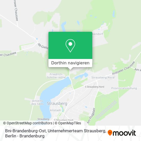 Bni-Brandenburg-Ost, Unternehmerteam Strausberg Karte