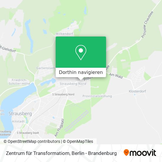 Zentrum für Transformatiom Karte