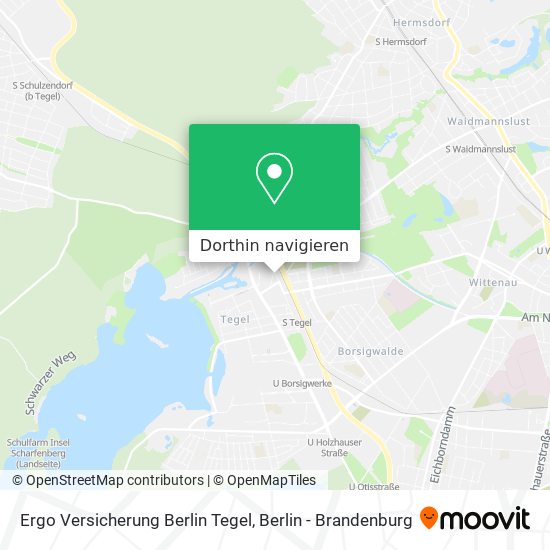 Ergo Versicherung Berlin Tegel Karte