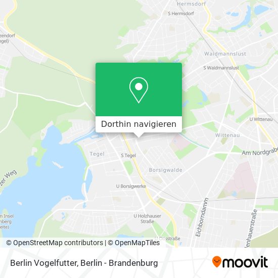 Berlin Vogelfutter Karte