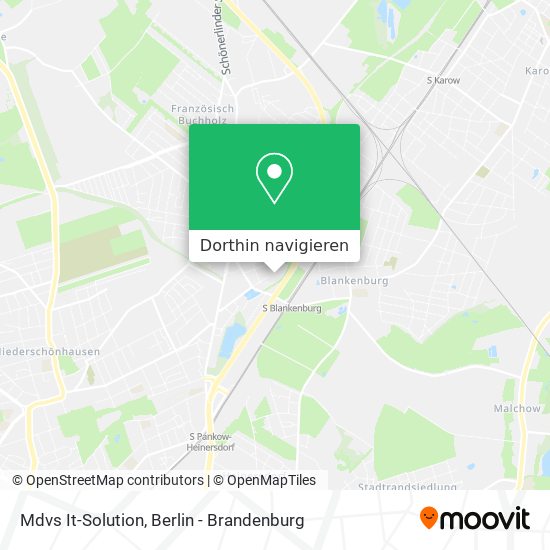 Mdvs It-Solution Karte