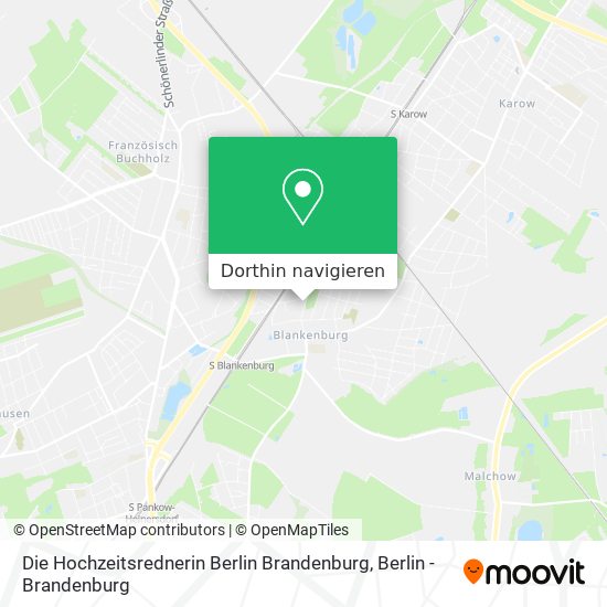 Die Hochzeitsrednerin Berlin Brandenburg Karte