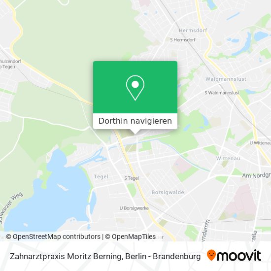 Zahnarztpraxis Moritz Berning Karte
