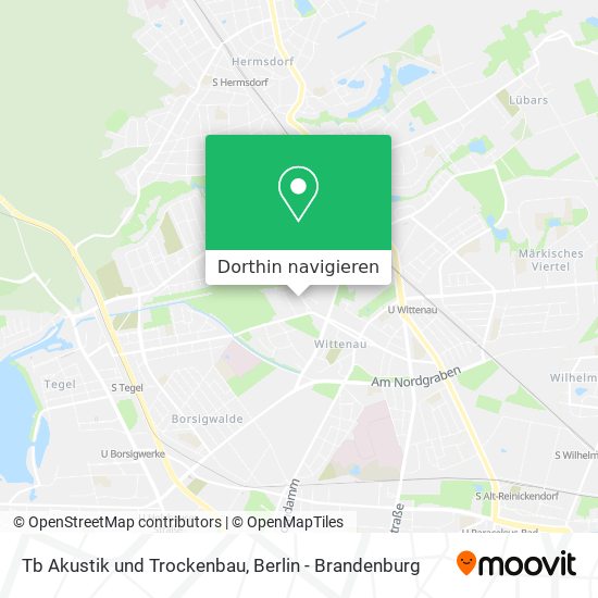 Tb Akustik und Trockenbau Karte