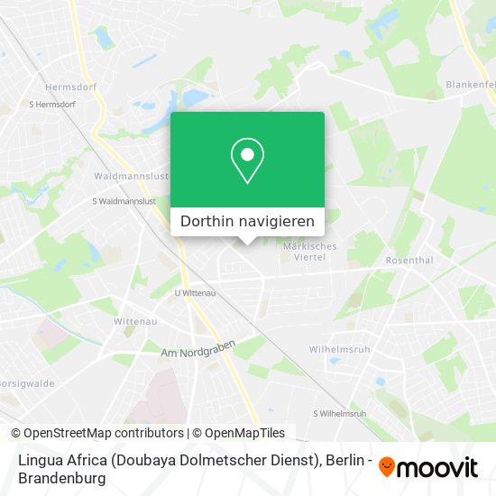 Lingua Africa (Doubaya Dolmetscher Dienst) Karte