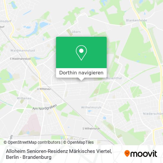 Alloheim Senioren-Residenz Märkisches Viertel Karte