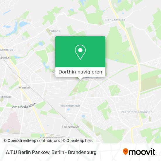 A.T.U Berlin Pankow Karte