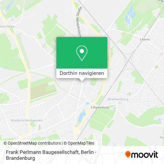Frank Perlmann Baugesellschaft Karte