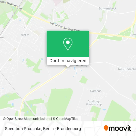 Spedition Pruschke Karte