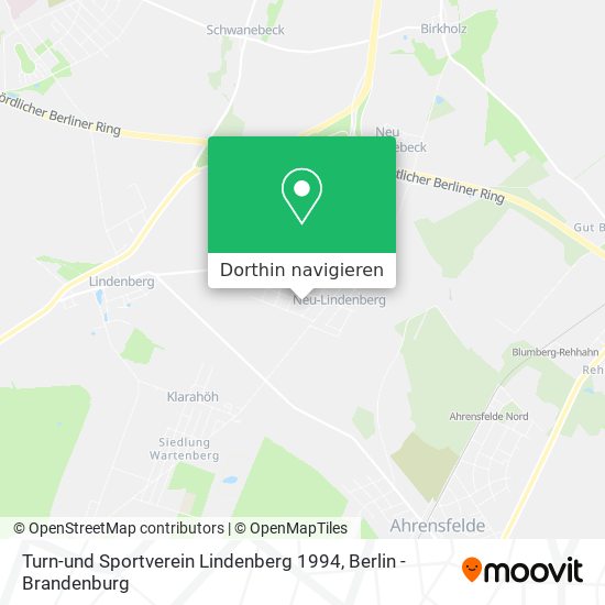 Turn-und Sportverein Lindenberg 1994 Karte