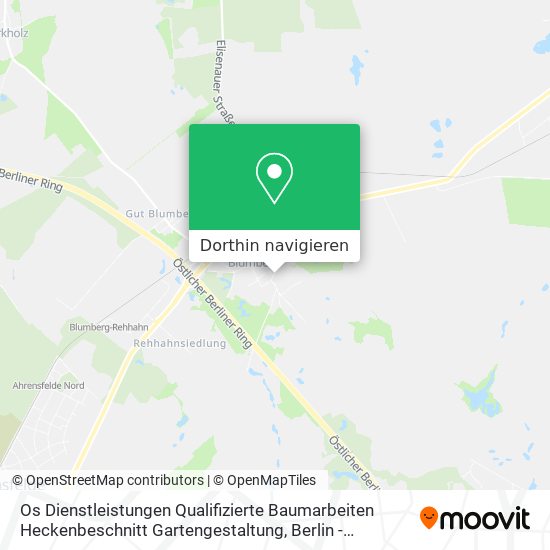 Os Dienstleistungen Qualifizierte Baumarbeiten Heckenbeschnitt Gartengestaltung Karte