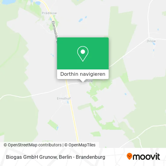 Biogas GmbH Grunow Karte