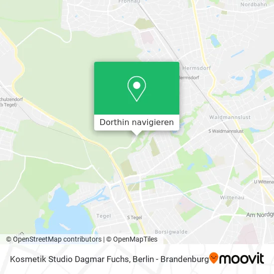 Kosmetik Studio Dagmar Fuchs Karte