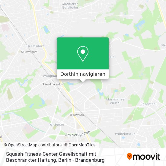 Squash-Fitness-Center Gesellschaft mit Beschränkter Haftung Karte