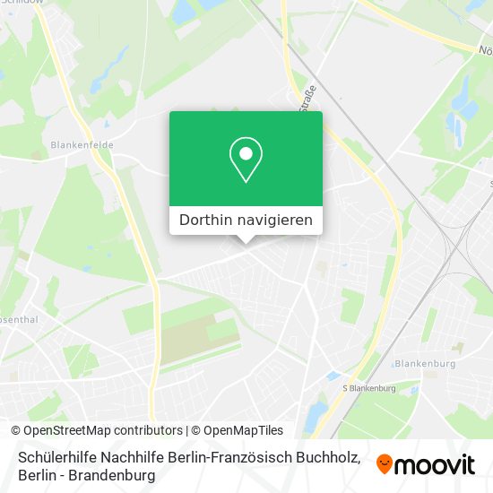Schülerhilfe Nachhilfe Berlin-Französisch Buchholz Karte