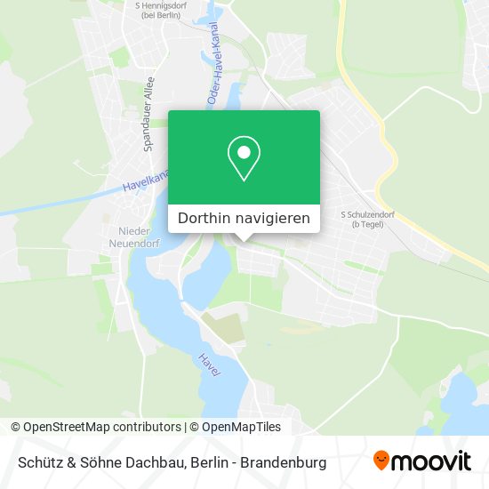Schütz & Söhne Dachbau Karte