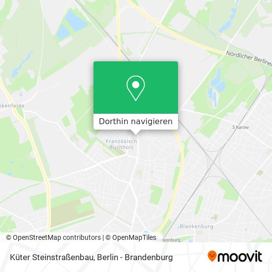 Küter Steinstraßenbau Karte