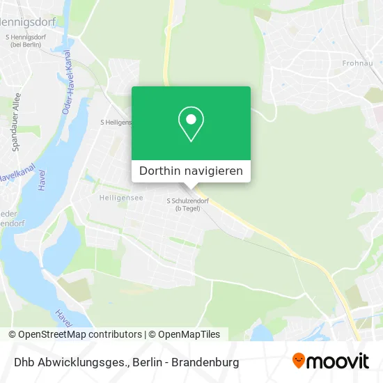 Dhb Abwicklungsges. Karte