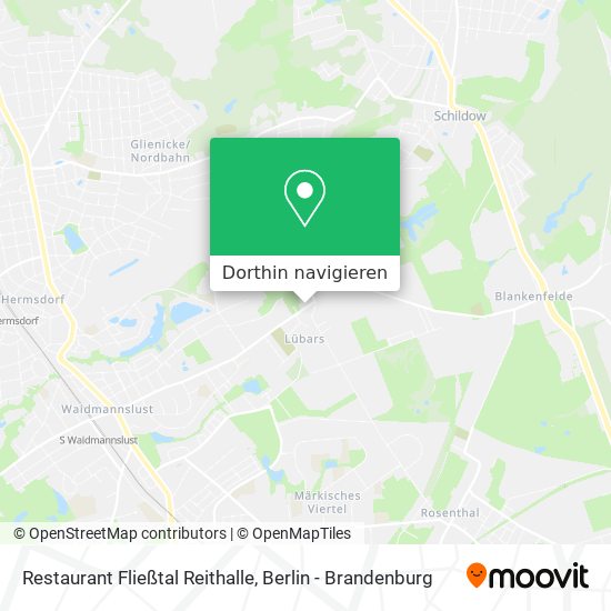 Restaurant Fließtal Reithalle Karte