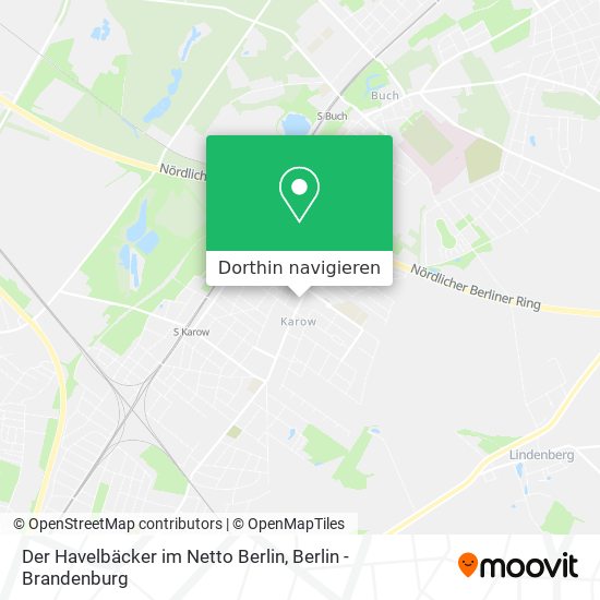 Der Havelbäcker im Netto Berlin Karte
