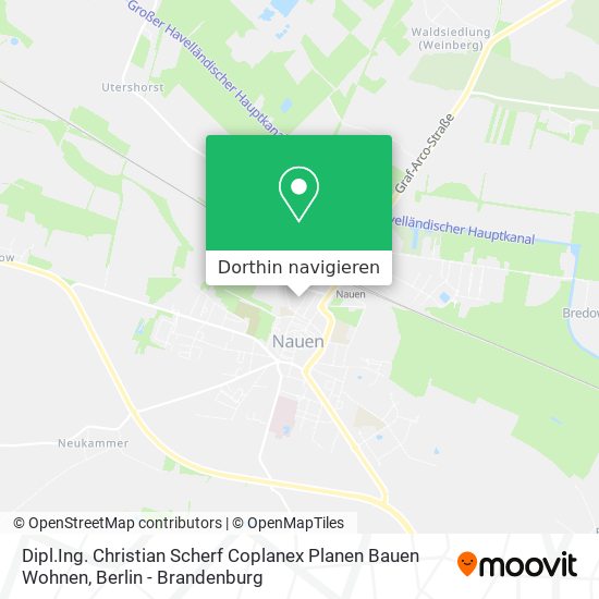 Dipl.Ing. Christian Scherf Coplanex Planen Bauen Wohnen Karte