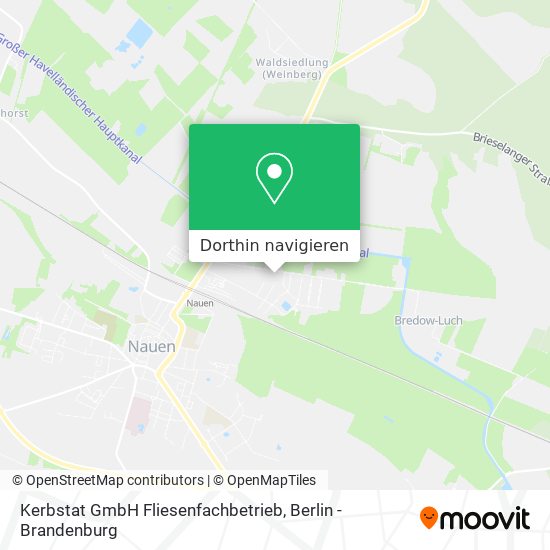 Kerbstat GmbH Fliesenfachbetrieb Karte