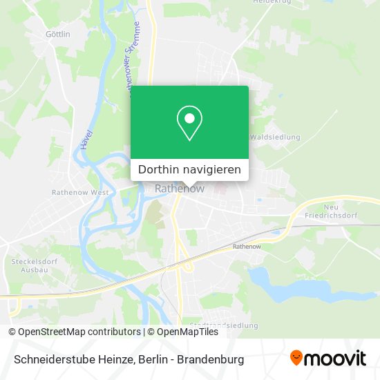 Schneiderstube Heinze Karte