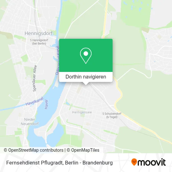 Fernsehdienst Pflugradt Karte