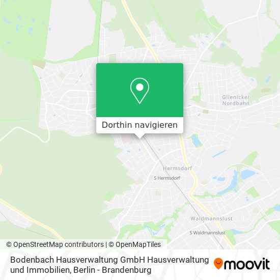 Bodenbach Hausverwaltung GmbH Hausverwaltung und Immobilien Karte