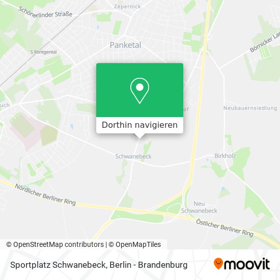 Sportplatz Schwanebeck Karte
