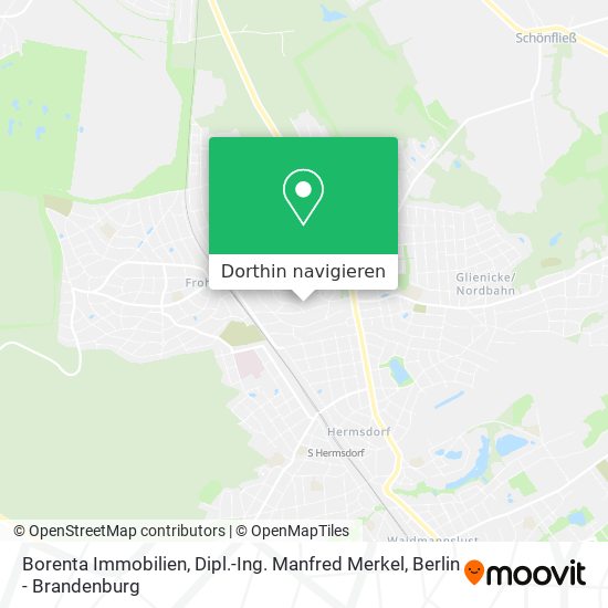 Borenta Immobilien, Dipl.-Ing. Manfred Merkel Karte