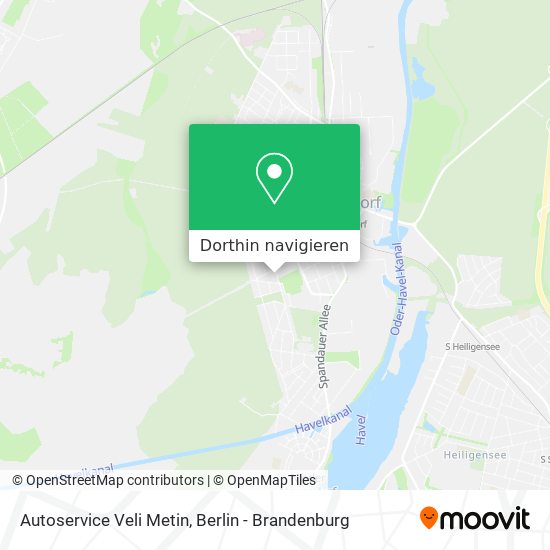Autoservice Veli Metin Karte